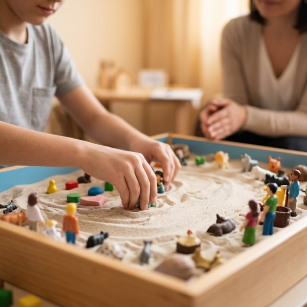 What Is Sand Tray Therapy and How Can It Support Emotional Expression?