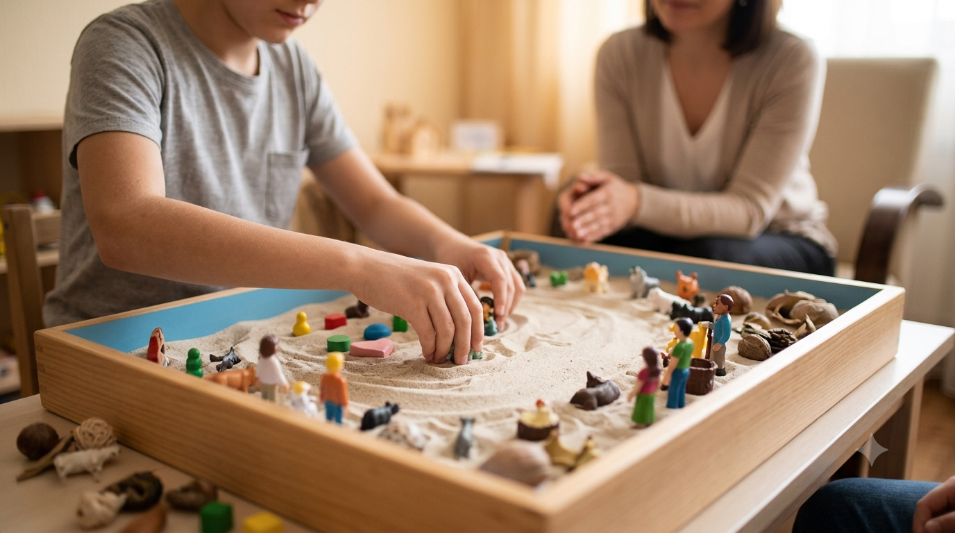 What Is Sand Tray Therapy and How Can It Support Emotional Expression?